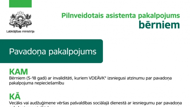 Apraksts par Pavadoņa pakalpojumu