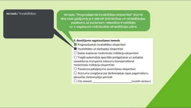 Nosūtījuma un invaliditātes ekspertīzi (veidlapas Nr. 088/u) aizpildīšanas aspekti
