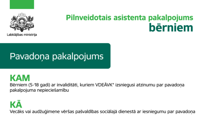 Apraksts par Pavadoņa pakalpojumu