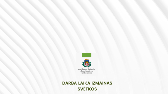 iestādes logo un darba laika izmaiņas 
