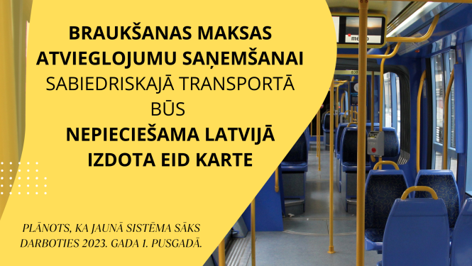 Braukšanas atvieglojuma izmaiņas