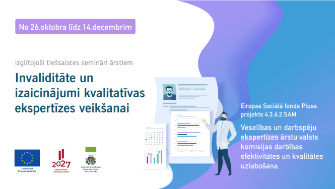 cilvēks attēlots, informācija par Izglītojoši tiešsaistes semināriem ārstiem