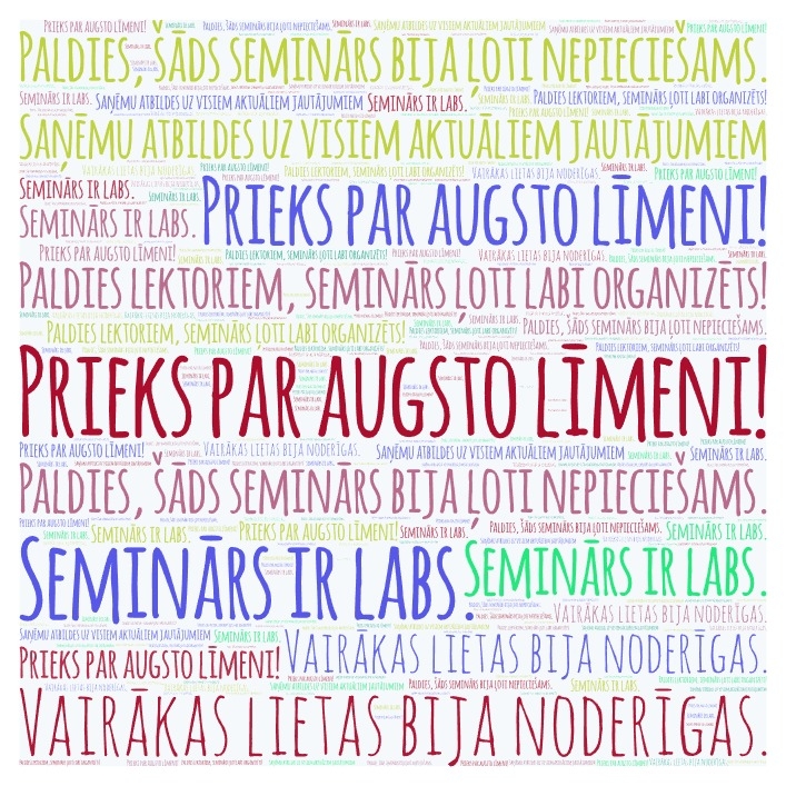 Atsauksmes par 2024.gada semināriem